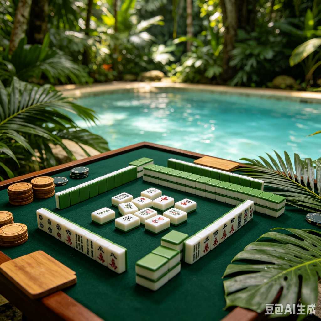 fine carving mahjong set