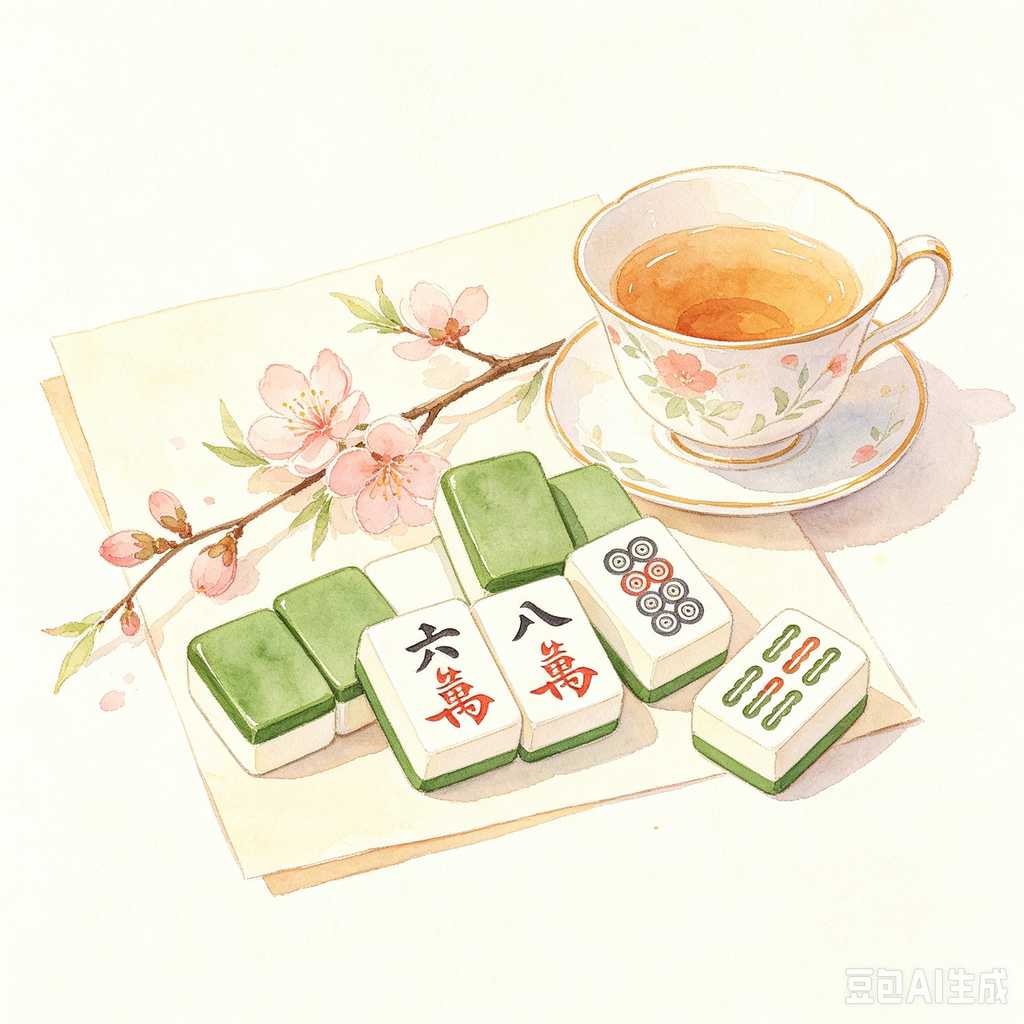 sandalwood mahjong set